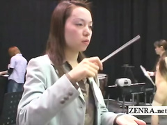 Subtitled practice session of the Japan nude orchestra