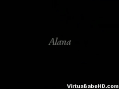 Alana masturbating fingering