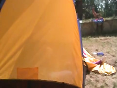 loly jerkingoff off in the outdoor tent